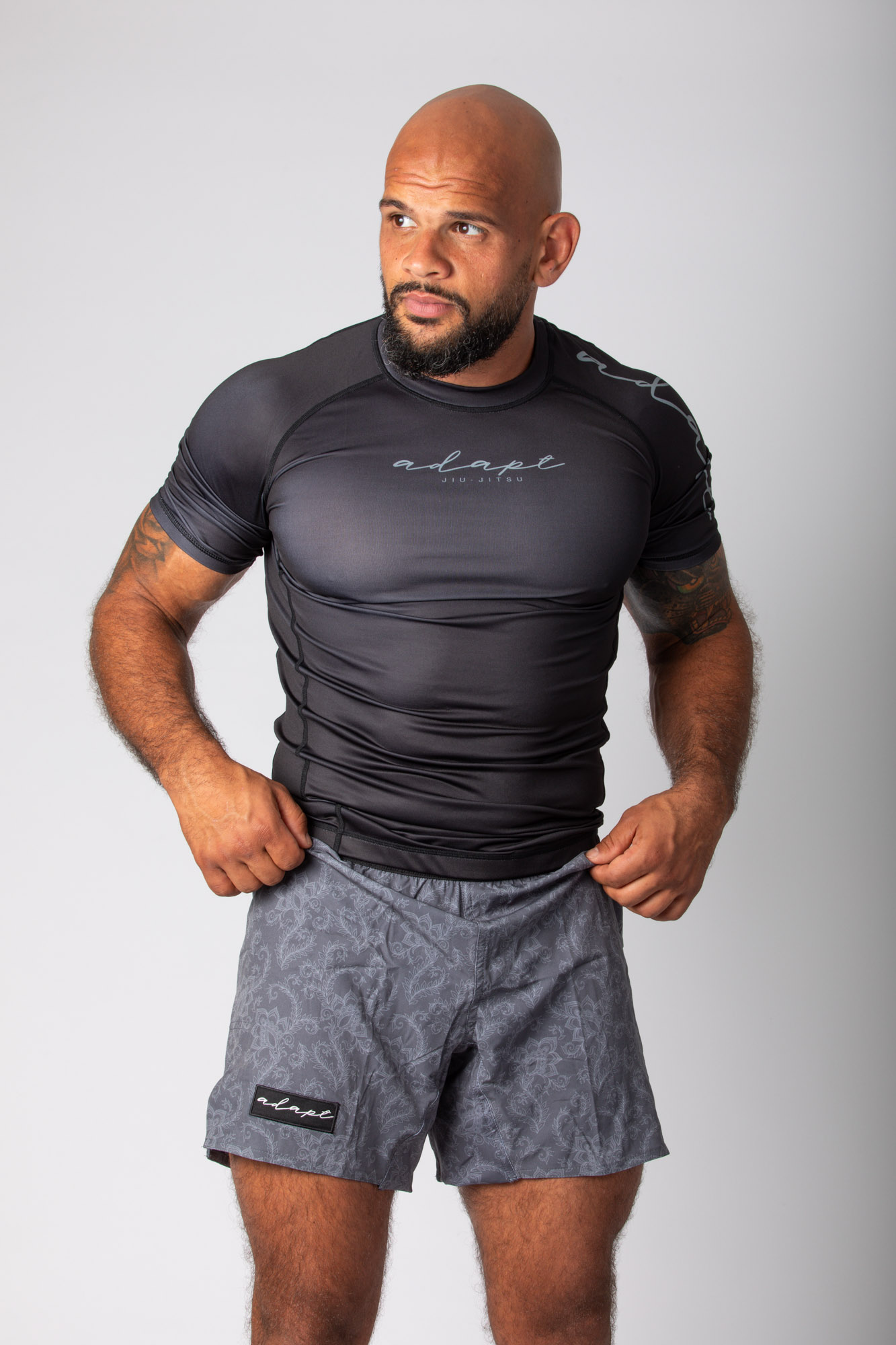 Men's Black Prism BJJ Rashguard | Grappling & MMA Training
