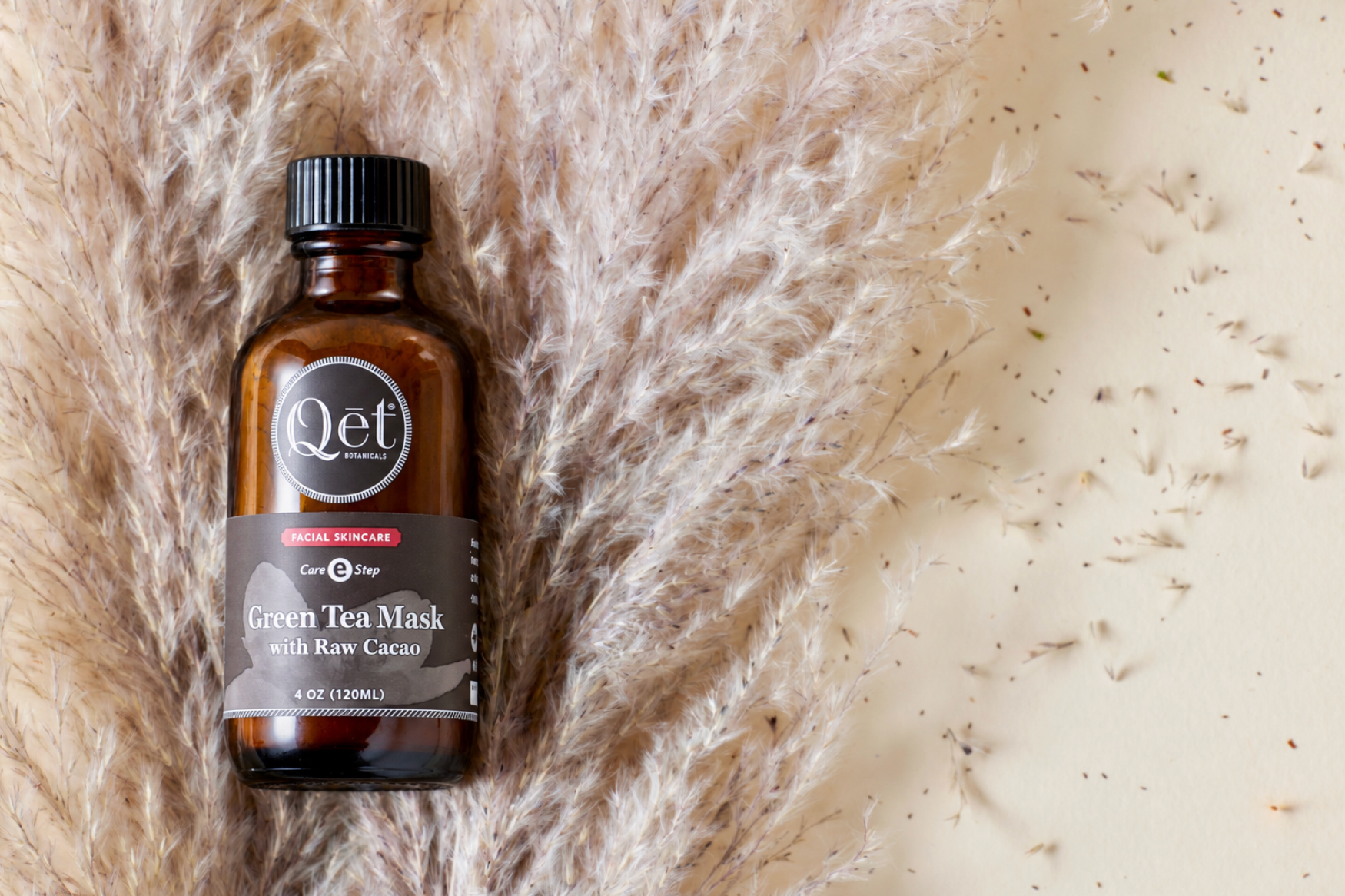 Qet-Botanicals-Green-Tea-Mask-with-Raw-Cacao... our charcoal mask alternative with points and benefits.