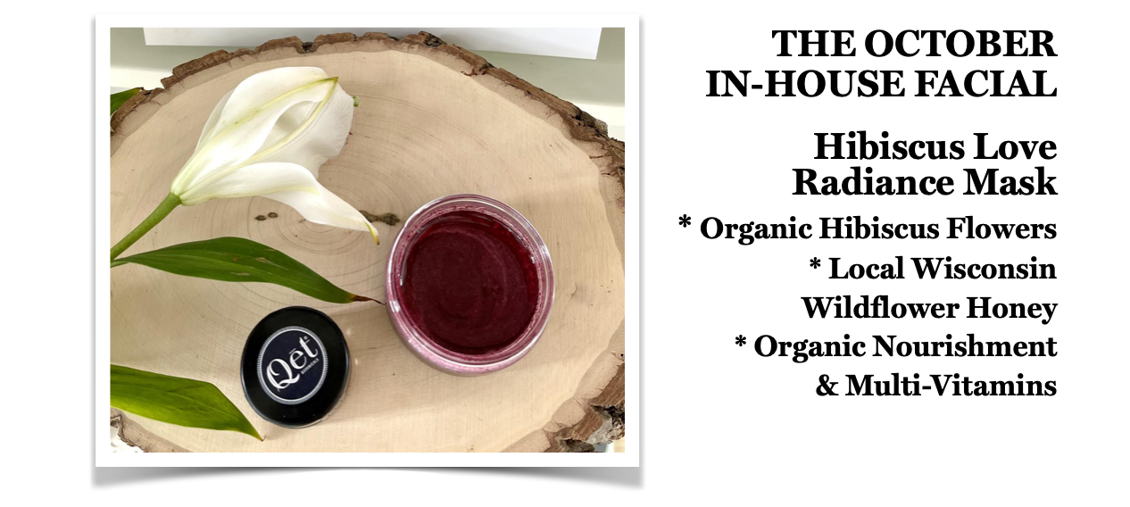 The In-House October Botanical Mask... our Hibiscus Love Radiance Mask