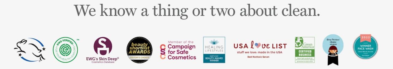 We know a thing or two about clean --- awards and affiliations